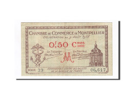 Billet, France, Montpellier, 50 Centimes, 1915, TTB, Pirot:85-1 - Chamber Of Commerce