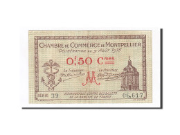 Billet, France, Montpellier, 50 Centimes, 1915, TTB, Pirot:85-1 - Chambre De Commerce