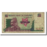 Billet, Zimbabwe, 10 Dollars, 1997, KM:6a, B+ - Simbabwe
