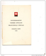 1962  FRANCOBOLLI SPECIALI - Ongebruikt