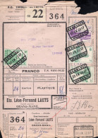 Belgio (1960) - Bollettino Pacchi Per L'interno - Documents & Fragments