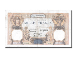 Billet, France, 500 Francs, 1 000 F 1927-1940 ''Cérès Et Mercure'', 1939 - 1 000 F 1927-1940 ''Cérès Et Mercure''