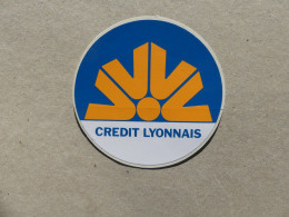 Autocollant Banques Crédit Lyonnais - Other & Unclassified