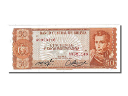 Billet, Bolivie, 50 Pesos Bolivianos, 1962, 1962-07-13, NEUF - Bolivien