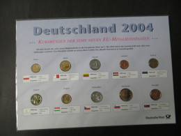 Münzen DEUTSCHLAND 2004 KURSMÜNZEN DER NEUEN EU MITGLIEDSSTAATEN STEMPELGLANZ - Sammlungen