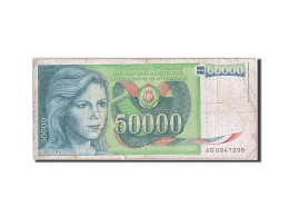 Billet, Yougoslavie, 50,000 Dinara, 1988, 1988-05-01, TB - Yugoslavia