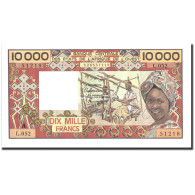 Billet, West African States, 10,000 Francs, Undated (1977-92), Undated - West African States