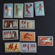 Griechenland  734 -44      Olympic Summer Games Rome, Sport   **  MNH #6463 - Neufs