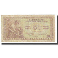 Billet, Yougoslavie, 50 Dinara, 1946, 1946-05-01, KM:64a, TB - Jugoslavia