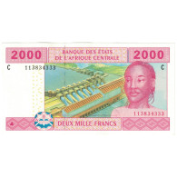 Billet, États De L'Afrique Centrale, 2000 Francs, 2002, KM:508F, NEUF - Guinée Equatoriale