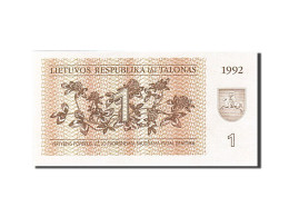 Billet, Lithuania, 1 (Talonas), 1992, NEUF - Lituania