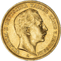 Monnaie, Etats Allemands, PRUSSIA, Wilhelm II, 20 Mark, 1896, Berlin, SUP, Or - Other & Unclassified