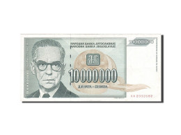 Billet, Yougoslavie, 10,000,000 Dinara, 1993, TTB - Yougoslavie