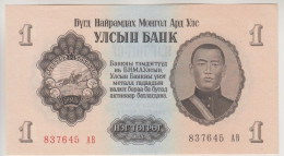 Mongolia, 1 Tugrik 1955 FDS Pick # 28 - Mongolië