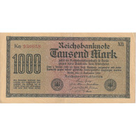 Allemagne, 1000 Mark, 1922-09-15, KM:76g, TTB - 1.000 Mark
