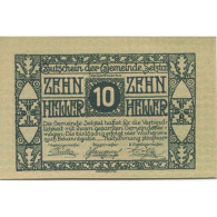 Billet, Autriche, Selztal, 10 Heller, Gare, 1920, SPL, Mehl:FS 991a - Oesterreich