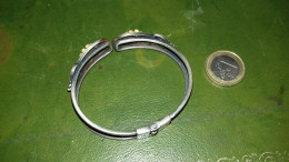 B15/ JOLIE BRACELET METAL ET PIERRE - Bracelets