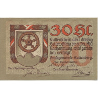 Billet, Autriche, Rattenberg, 30 Heller, Rue 1920-12-31, SPL, Mehl:FS 821I - Oesterreich