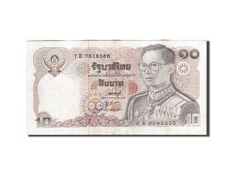 Billet, Thaïlande, 10 Baht, 1980, TTB - Thaïlande