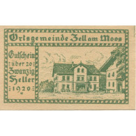 Billet, Autriche, Moos, 20 Heller, Maison, 1920, 1920-12-31, SPL, Mehl:FS 1268 - Oesterreich