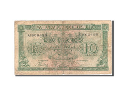 Billet, Belgique, 10 Francs-2 Belgas, 1943-1945, 1943-02-01, KM:122, B - 10 Francos-2 Belgas