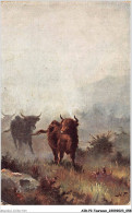 AIDP2-TAUREAUX-0103 - Cattle In The Highlands - A Misty Morning  - Stiere
