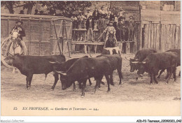 AIDP2-TAUREAUX-0095 - En Provence - Gardians Et Traveaux  - Bull