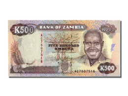 Billet, Zambie, 500 Kwacha, NEUF - Zambia