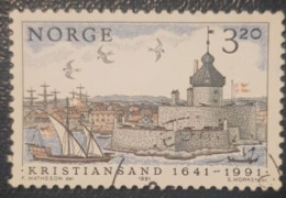 Norway 3.20Kr Stamp Kristiansand - Used Stamps