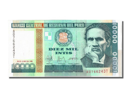 Billet, Pérou, 10,000 Intis, 1988, 1988-06-28, NEUF - Peru