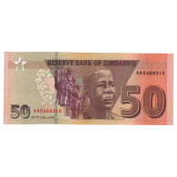 Billet, Zimbabwe, 50 Dollars, 2020, NEUF - Simbabwe