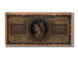 Billet, Grèce, 1000 Drachmai, 1942, 1942-08-21, TB - Greece