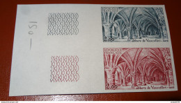 Essai De Couleur , Paire Abbaye De Vaucelles , 1981 , Neufs Sans Charniere** ........... CL1-11-9d - Farbtests 1945-…