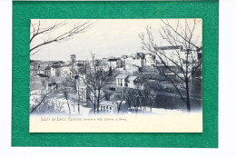 CARTOLINA POSTALE VIAGGIATA 1909 LANZO TORINESE (TORINO), PIEMONTE, ITALIA: EFFETTO DI NEVE 0022 POSTCARD - Mehransichten, Panoramakarten