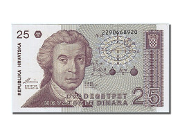 Billet, Croatie, 25 Dinara, 1991, 1991-10-08, NEUF - Croatie