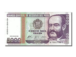 Billet, Pérou, 5000 Intis, 1988, 1988-06-28, NEUF - Pérou