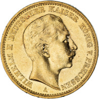 Monnaie, Etats Allemands, PRUSSIA, Wilhelm II, 20 Mark, 1900, Berlin, SUP+, Or - Andere & Zonder Classificatie