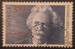 Norway 3.5Kr Used Stamp Edward Greig - Oblitérés