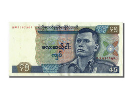 Billet, Birmanie, 45 Kyats, NEUF - Myanmar