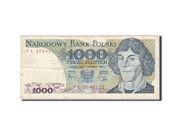 Billet, Pologne, 1000 Zlotych, 1982, 1982-06-01, TB - Poland