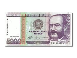 Billet, Pérou, 5000 Intis, 1988, 1988-06-28, NEUF - Perù