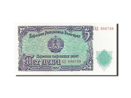 Billet, Bulgarie, 5 Leva, 1951, NEUF - Bulgarien