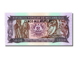 Billet, Mozambique, 5000 Meticais, 1989, 1989-02-03, NEUF - Mozambico