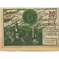 Billet, Autriche, Peuerbach, 20 Heller, Château 1920-03-24, SPL Mehl:FS 741Ia - Austria