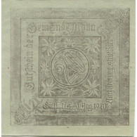 Billet, Autriche, Mölln, 20 Heller, Village, 1920, SPL, Mehl:FS 625 - Austria