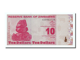 Billet, Zimbabwe, 10 Dollars, 2009, 2009-02-02, NEUF - Simbabwe