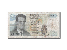 Billet, Belgique, 20 Francs, 1964, 1964-06-15, B+ - Sonstige & Ohne Zuordnung