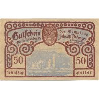 Billet, Autriche, Ardagger, 50 Heller, Port, 1920, 1920-12-31, SUP, Mehl:FS 50a - Austria