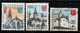 SLOVACCHIA - 1993 - CASTELLI E CHIESE DELLA SLOVACCHIA - USATI - Used Stamps