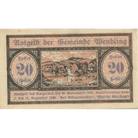 Billet, Autriche, Wendling, 20 Heller, Paysage 1920-05-02, SPL Mehl:FS 1170a - Oesterreich